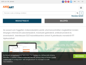 'axioart.com' screenshot