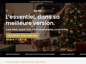 Rare Basics website screenshot