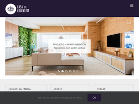 'casadevalentina.com.br' screenshot