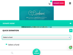 'zahratrust.com' screenshot