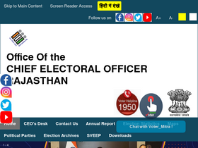'ceorajasthan.nic.in' screenshot