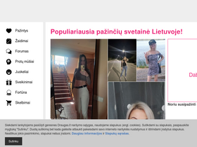 'draugas.lt' screenshot