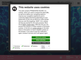 'primaverasound.com' screenshot