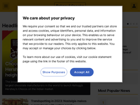 'bakeryandsnacks.com' screenshot