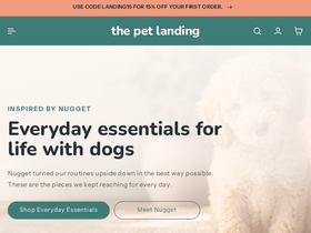 thepetlanding.com homepage screenshot