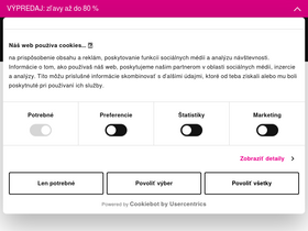 'mzone.sk' screenshot