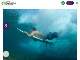 'lungfoundation.com.au' screenshot