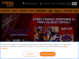 'cinema-city.pl' screenshot