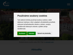 'szu.cz' screenshot