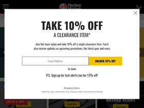 'hockeymonkey.com' screenshot