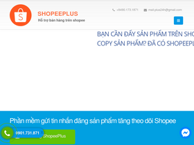 'shopeeplus.com' screenshot