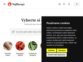 'najrecept.sk' screenshot