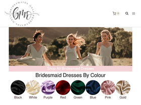 'bridesmaidsonly.com.au' screenshot