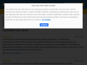 'significado-diccionario.com' screenshot