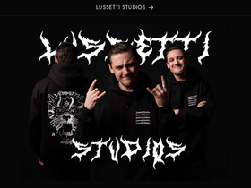 lussettistudios.com homepage screenshot