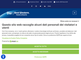 'bestwestern.it' screenshot