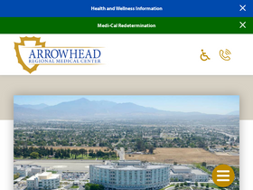 'arrowheadregional.org' screenshot