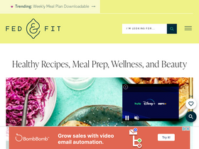 'fedandfit.com' screenshot