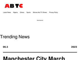 'abtc.ng' screenshot