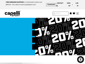 'capellisport.com' screenshot