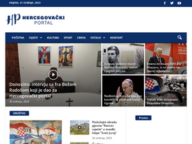 'hercegovackiportal.com' screenshot