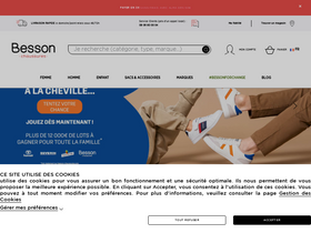 'besson-chaussures.com' screenshot