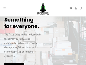 Auctionfuel homepage screenshot