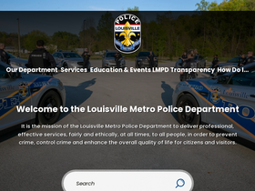 'louisville-police.org' screenshot