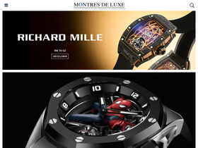 'montres-de-luxe.com' screenshot