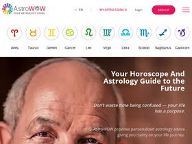 'astrowow.com' screenshot