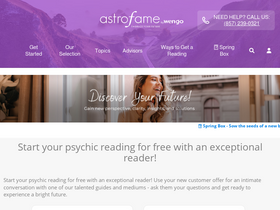 'astrofame.com' screenshot