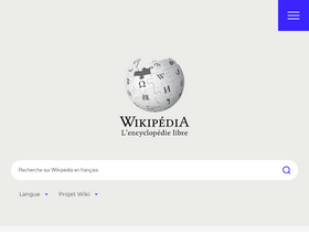 'wikipedia.fr' screenshot