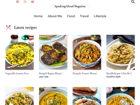 'speakingaloud.in' screenshot