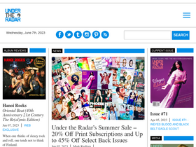 'undertheradarmag.com' screenshot