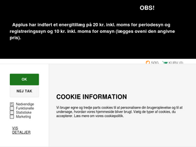 'applusbilsyn.dk' screenshot