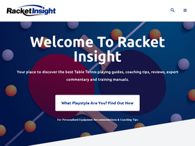 'racketinsight.com' screenshot