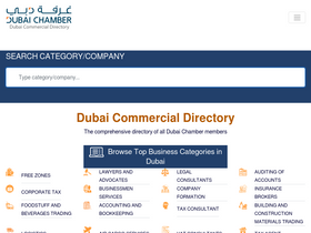 'dcciinfo.ae' screenshot