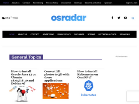 'osradar.com' screenshot