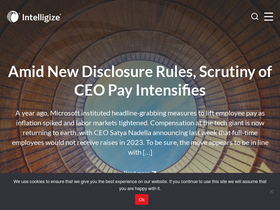 'intelligize.com' screenshot