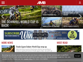 'ambmag.com.au' screenshot