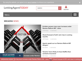 'lettingagenttoday.co.uk' screenshot