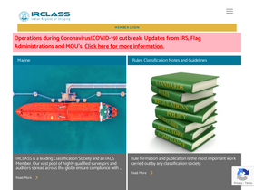'irclass.org' screenshot