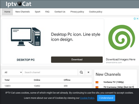 'iptvcat.net' screenshot