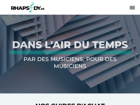 'rhapsody.fr' screenshot