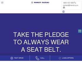 'marutisuzuki.com' screenshot