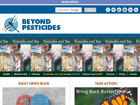 'beyondpesticides.org' screenshot
