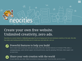 'neocities.org' screenshot