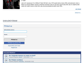 'vw-club.cz' screenshot