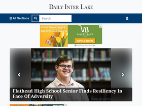 'dailyinterlake.com' screenshot
