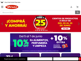 'disco.com.uy' screenshot